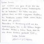 DJ Hochzeit dankeskarte